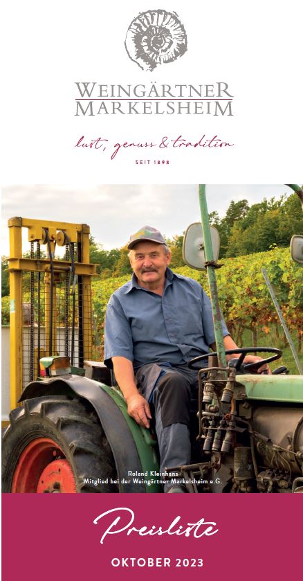 Preisliste Markelsheimer Wein Oktober 2023