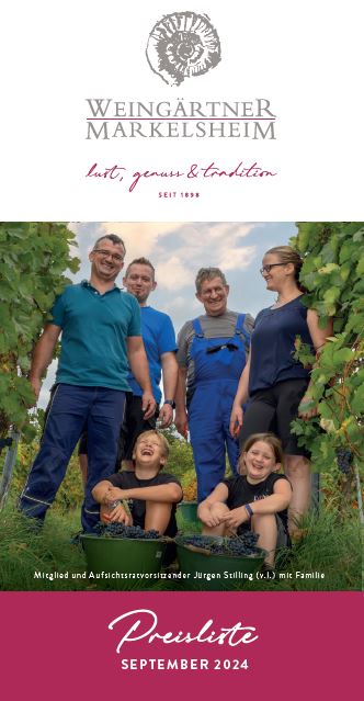Preisliste Markelsheimer Wein Oktober 2023