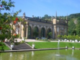 Blick auf die Orangerie im Schlossgarten